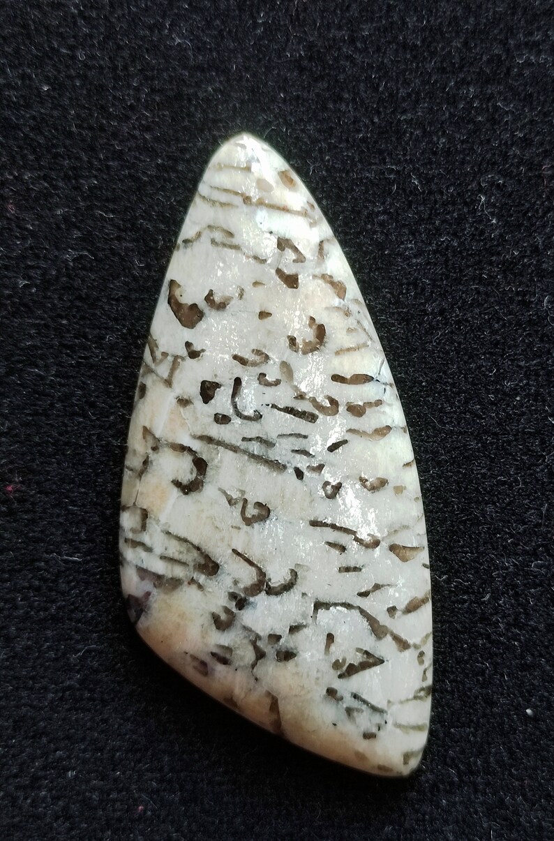 Top Quality Pegmatite Large Cabochon. Graphic Granite, Statement Piece, Jewelry Supply