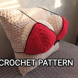 Funny crochet boob pillow pattern, crochet breast pillow tutorial, Crochet  for a Neck Pillow in the Shape of a Woman&#39;s Breast, Men&#39;s Pillow