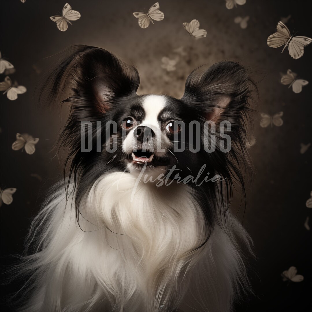 Papillion Dog Digital Download Printable Image You Can Use for - Etsy