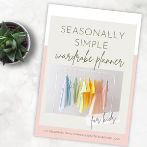 Seasonally Simple Kids Wardrobe Planner for kids
