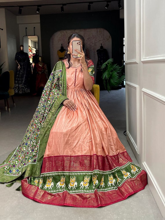 Kanjivaram gown 2025