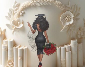 Graduation Girl Clipart Graduation Clipart High School College Senior Clipart Fashion Students Graduation