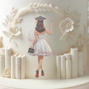 Clipart ukończenia szkoły Dziewczyna Clipart ukończenia szkoły Szkoła średnia Clipart ukończenia szkoły Moda Studenci Ukończenie szkoły