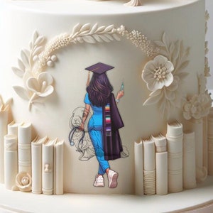 Graduation Girl Clipart Graduation Clipart High School College Senior Clipart with Serape Stole Medical Student SPECIAL REQUEST - MEXICO