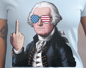 America George Washington PNG 4th of July USA Independence from British Rule Patriotic Excitement