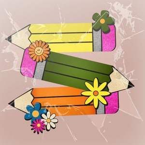 Pencil Teacher Graphic Designs: T-Shirts, Sweatshirts, Mugs, Clipart for Classroom Decor & DIY Projects | Perfect Gifts for Educators