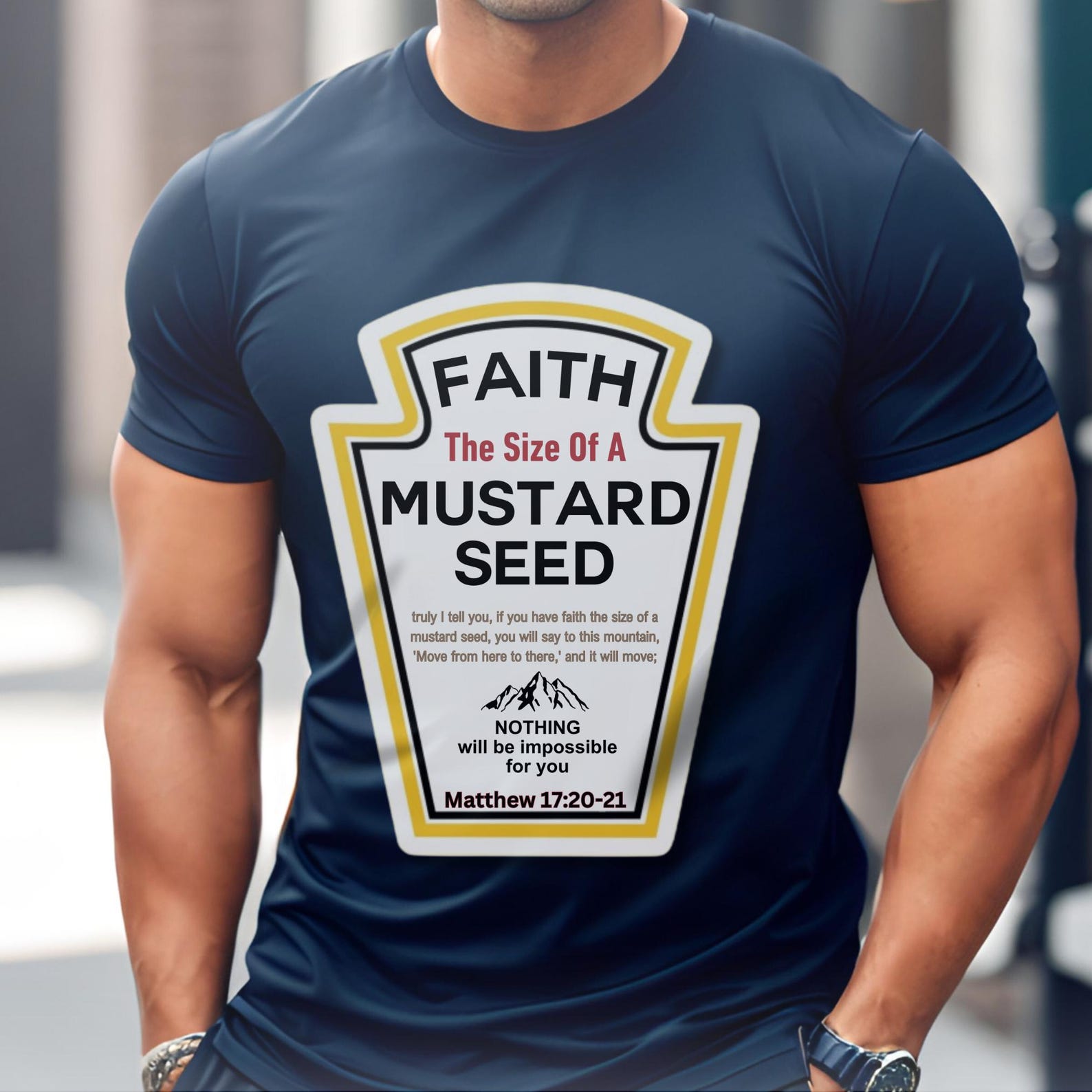 Faith of a Mustard Seed PNG - Vintage Mustard Label Design - Matthew 17 ...