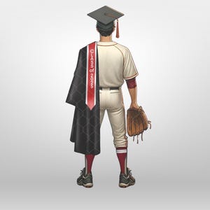 Graduação Menino Beisebol Clipart Graduação Ensino Médio Faculdade Sênior PNG Beisebol Graduação presente