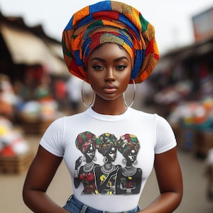 African Print Gele - Etsy display picture 2