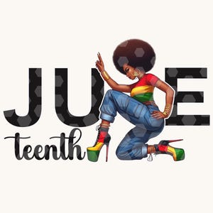 Femme agenouillée Juneteenth - Hommage aux ancêtres 1865 - Graphique de l'histoire des Afro-Américains - PNG - T-shirt, sweat à capuche, affiche, autocollants, travaux manuels