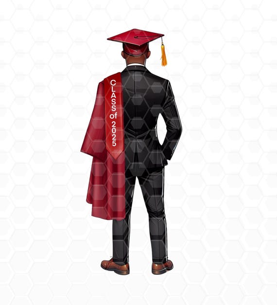 slim fit dress slacks Matte Black Bachelors Cap & Gown main image 1
