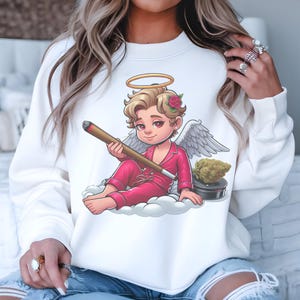 Singles Awareness Day Valentinstag 420 png Amor Engel Gelenk in der Hand-Verspielte und Humorvolle Wandkunst für die Freigeister