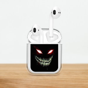 Creepy Design Headphone Case Halloween Protective Cover for Airpods 3 2 Pro Galaxy Buds Live Beats Fit Studio WF