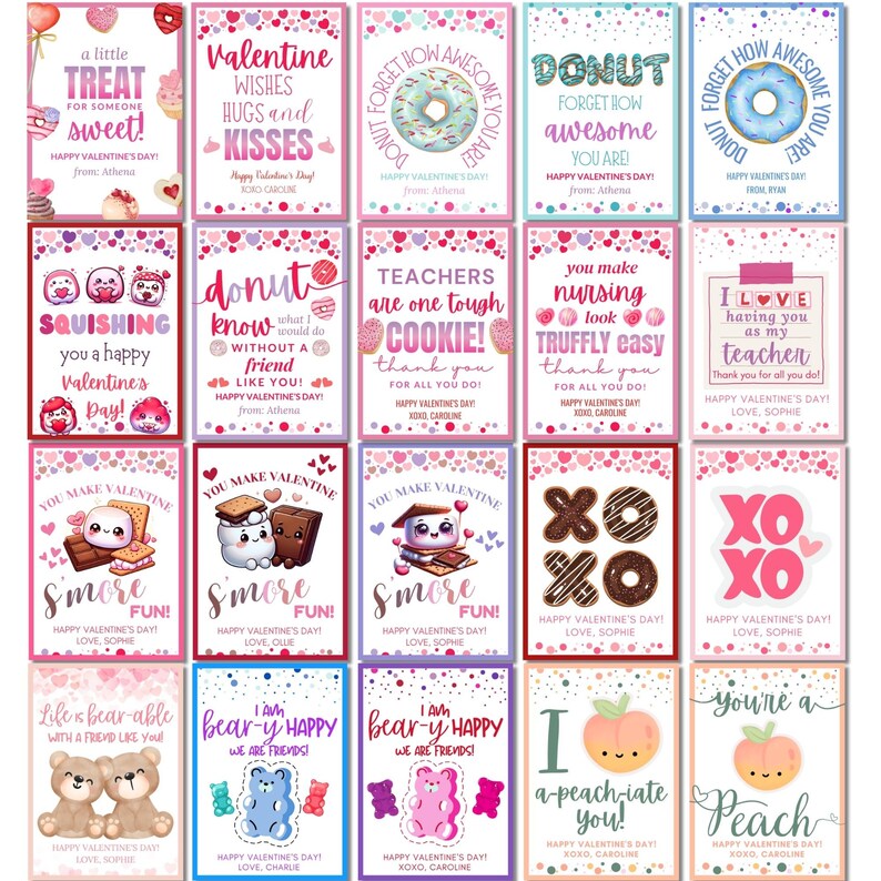 Pringles Snack Chip Valentine Printable Tag Digital Download for ...