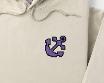 Sudadera con capucha OSRS Sailing Skill, sudadera Runescape con bordado pixel art, moda retro de videojuegos, regalo para gamers, sudadera unisex