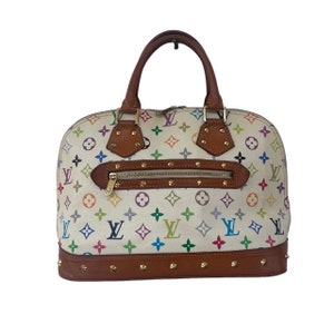 Used Louis Vuitton Handbag/Pvc/Brw/Total Pattern/Alma/M51130//Bag