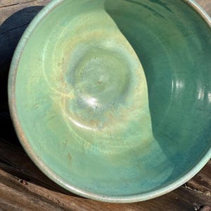 Handmade Ceramic 20oz Turquoise Bowl