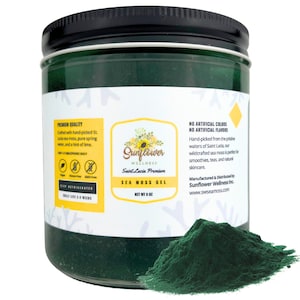 Spirulina Sea Moss Gel: Wildcrafted St. Lucia Superfood