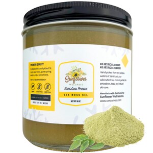 Moringa Sea Moss Gel: St. Lucia Gold, Vegan Superfood