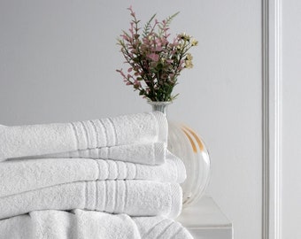 White Bath Towel 76x150cm(30x59'') 500 gr,Hotel Textile,Bathroom Towel