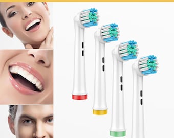 8 Pack Oral B Compatible Replacement Electric Toothbrush Heads