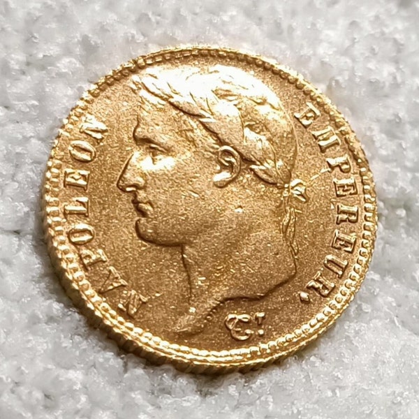 20 Francs Napoléon Ier Empereur 1812 A Reproduction Réplique Numismatique Rare
