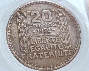 20 Francs Turin 1932 Reproduction Replica Numismatic Rare