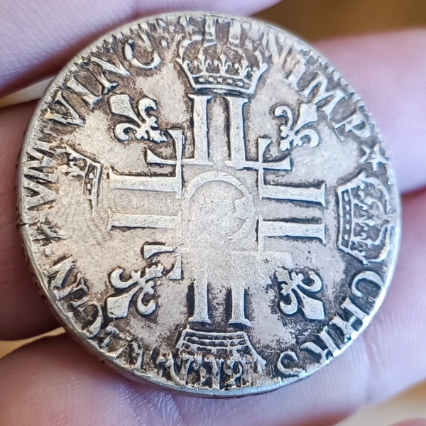 Écu aux huit L de Louis XIV Reproduction Réplique Numismatique Rare