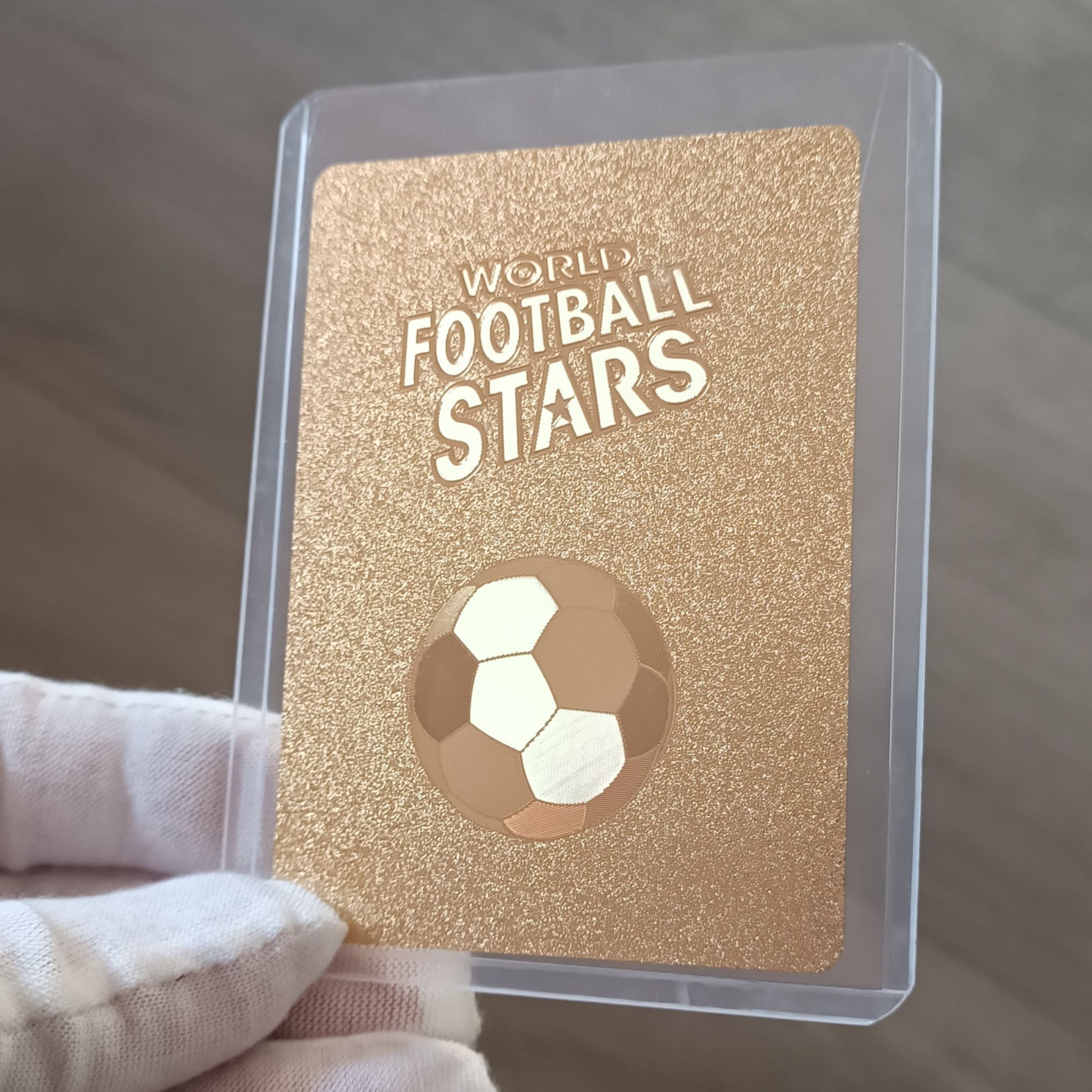 Panini Card of the Famous Footballer Christiano Ronaldo 24 Carat