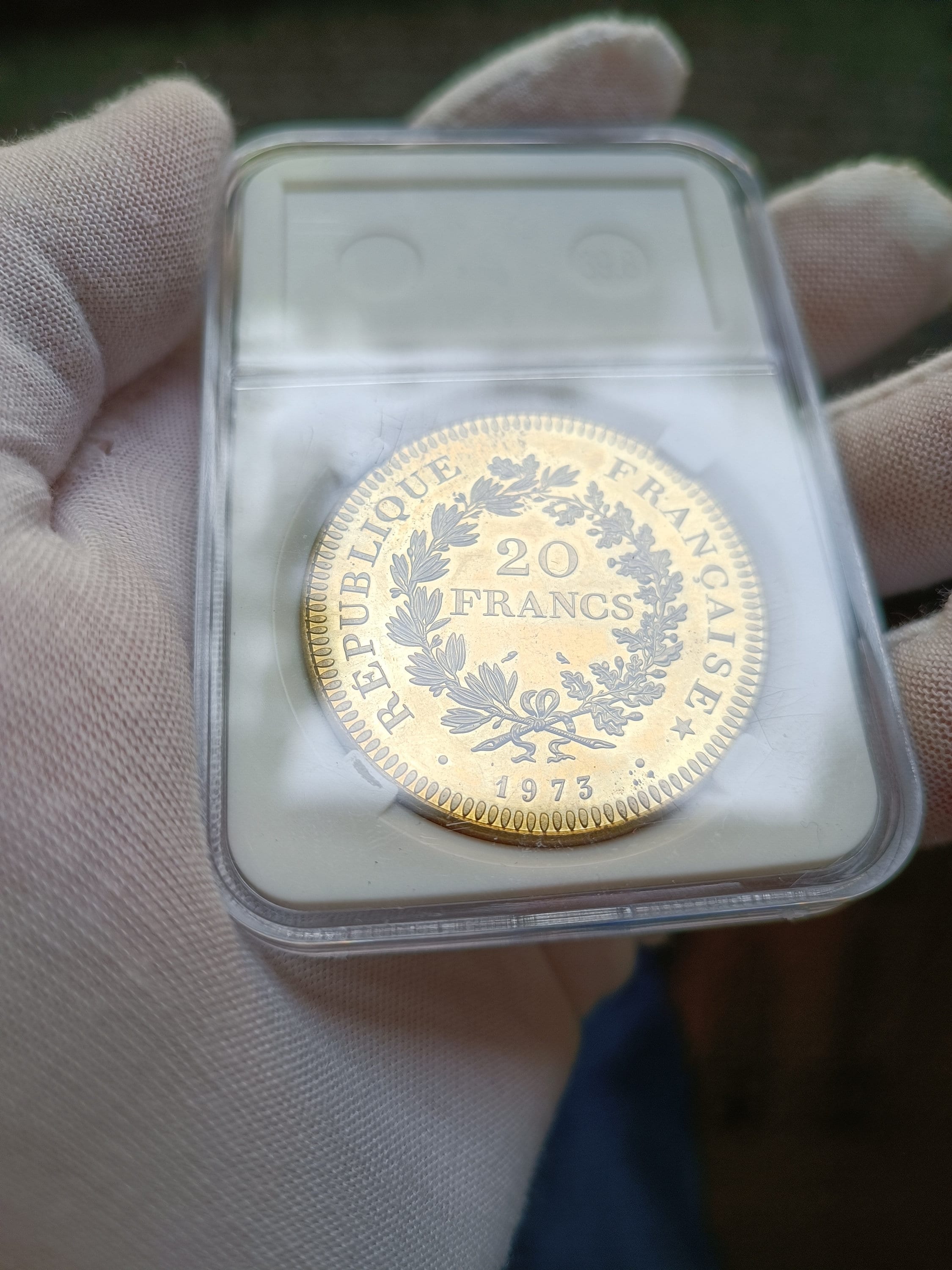 20フラン金貨 ヘラクレス 1973年 エッセイ 複製レプリカ 貨幣学 希少