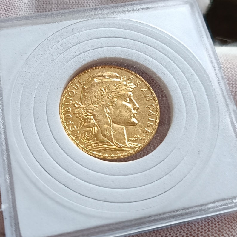 Pièce OR 20 Francs "Génie" - IIe République 1848 (Atelier A) - Qualité SUP Certifiée GENI AU58 - Rare