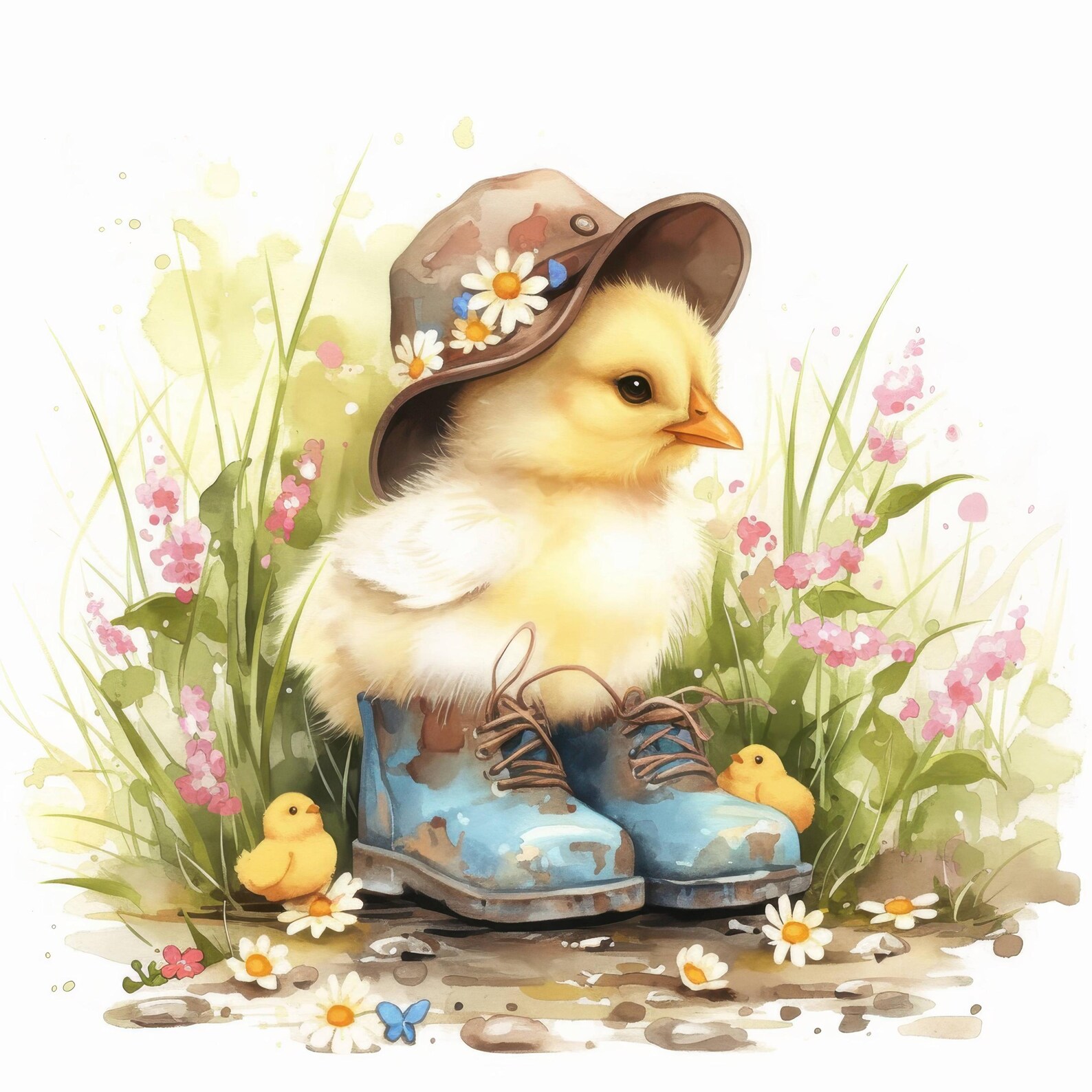 10 Cute Chick Clipart Bundle, Adorable Chick Images Illustrations ...