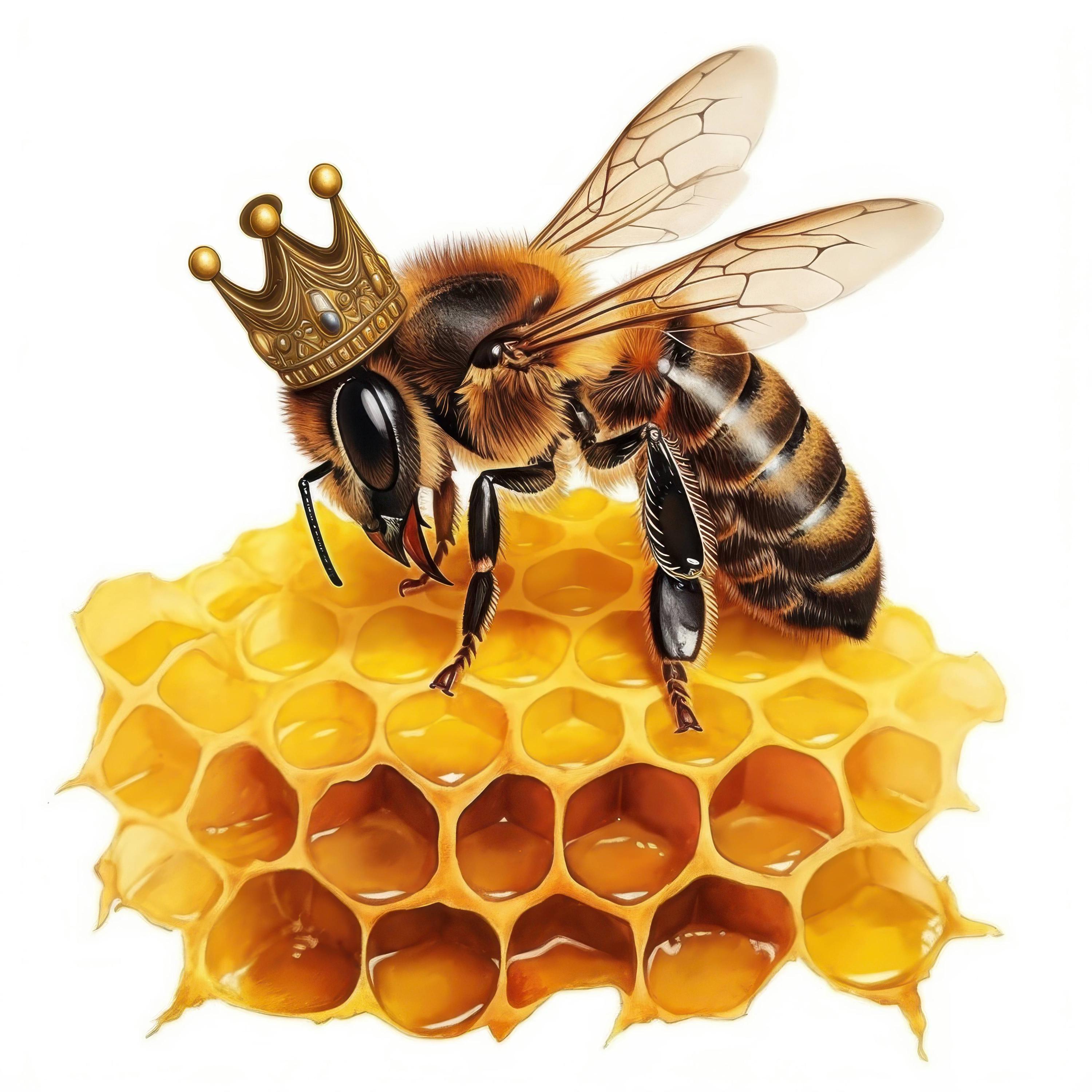 15 Bee Graphics Clipart Bundle, Printable Watercolor Bee and Honeycomb ...