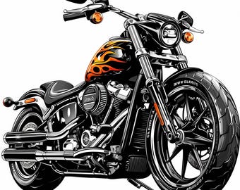 11 Motorbike Clipart Bundle, Motocycle Prints Illustrations, Printable Watercolor Clipart, High Quality JPG, Paper craft, Junk Journals