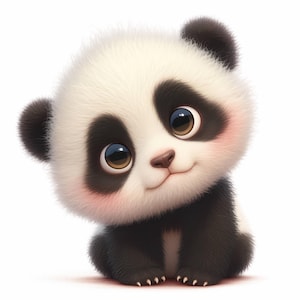 Lot de 12 cliparts mignons bébés pandas, illustrations aquarelles imprimables d'images de pandas pour chambre d'enfant, fichiers JPG de haute qualité, journaux indésirables, travaux manuels en papier