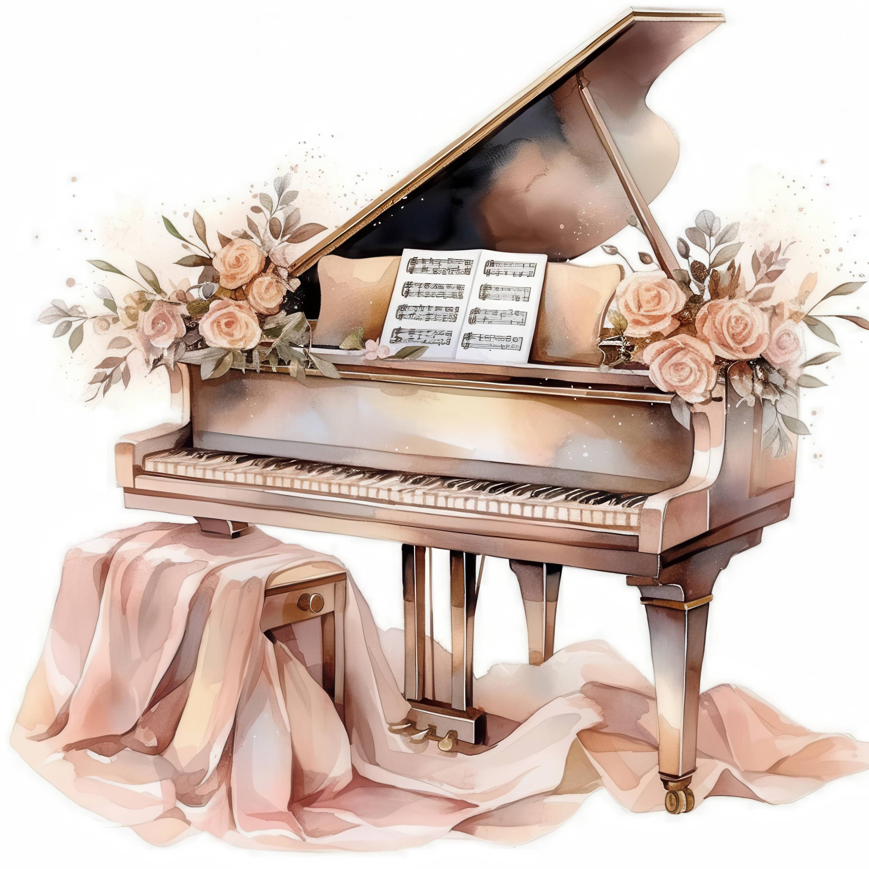 水彩画 女性二人 ピアノ演奏 木製フレーム il_fullxfull.7033222183_kdp9.jpg
