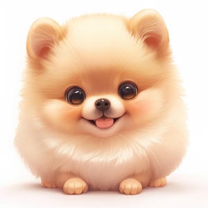 18 süße Spitz Welpen Clipart Bundle, druckbare Aquarell süße Hund Bilder Illustrationen, hochwertige JPGs, Junk Journals, Papiermodelle