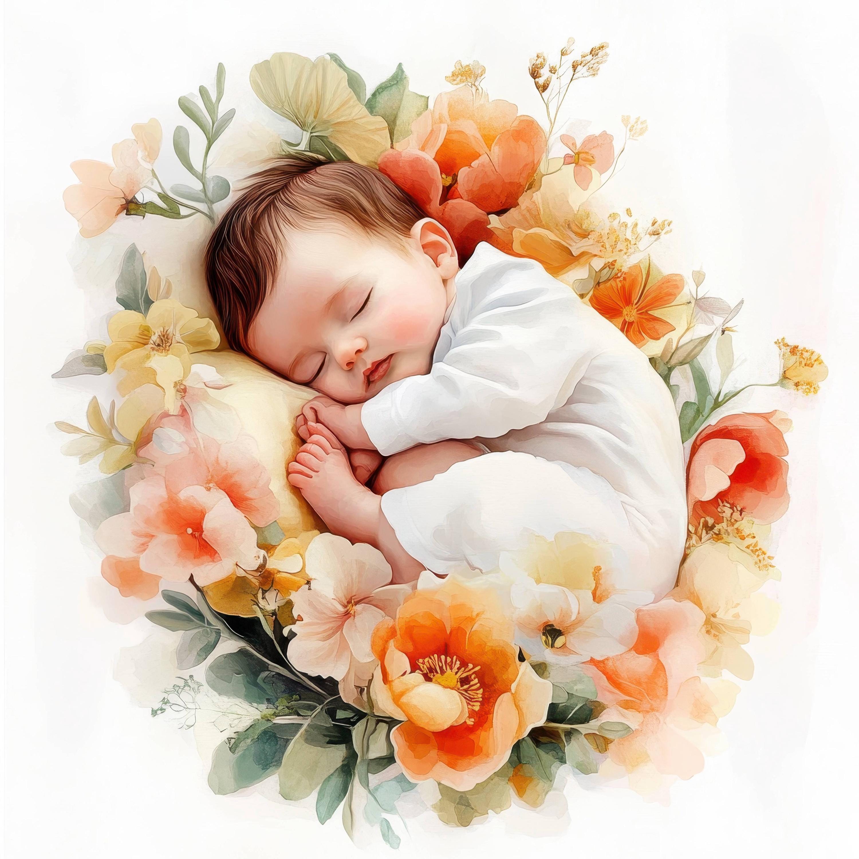 16-baby-in-flowers-clipart-bundle-baby-shower-images-printable