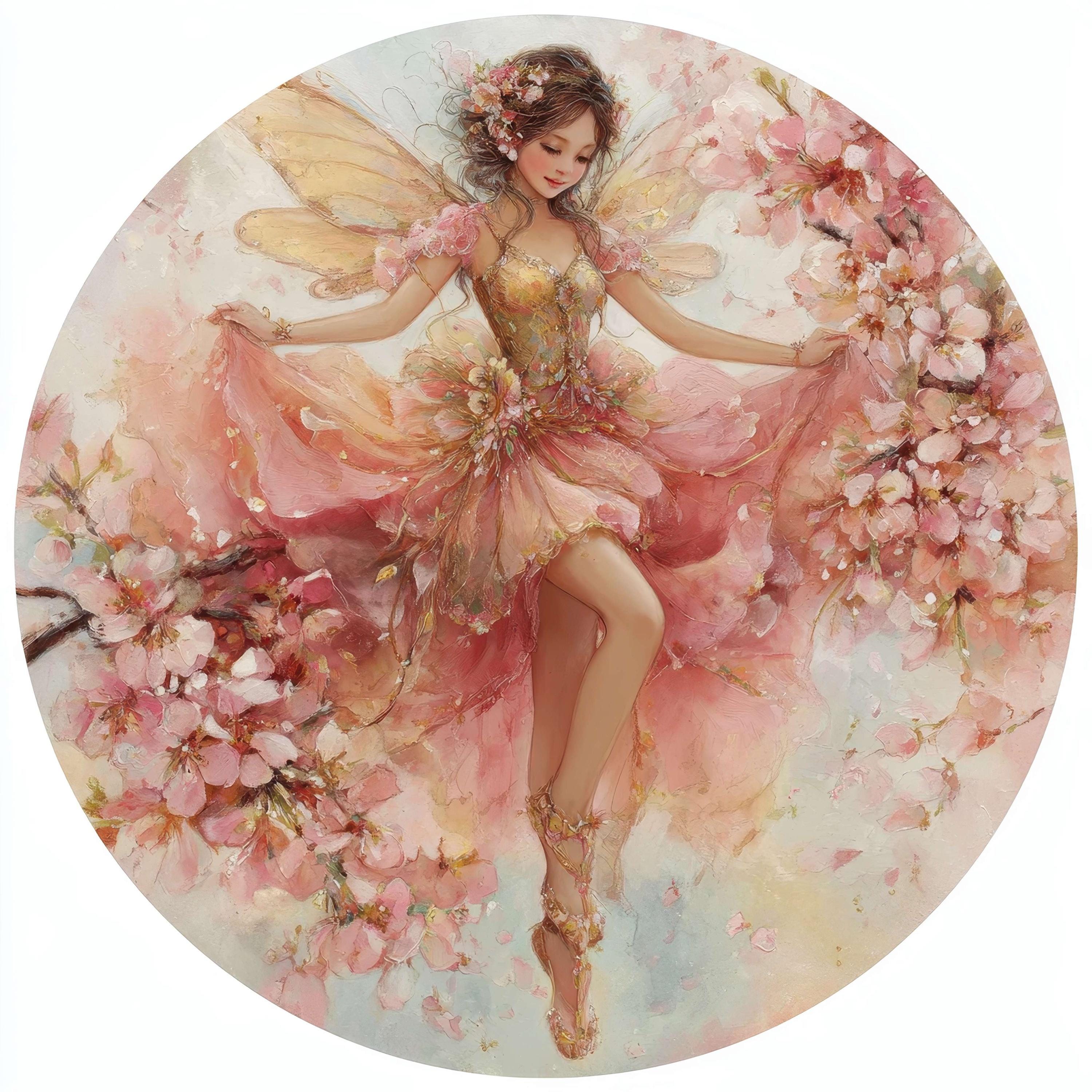 13 Floral Fairy Clipart Set, Printable Watercolor Spring Fairy Clipart ...