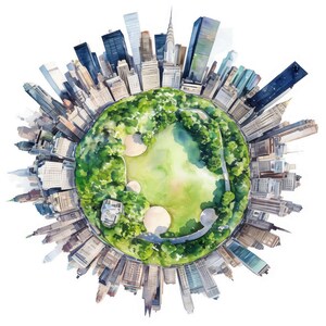 14 Miniature Planet Clipart, Little Planet Earth, Printable Watercolor Clipart, High Quality JPG, Commercial Use, Paper Craft, Junk Journals