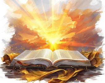 10 Holy Bible Clipart Bundle, Holy Book Images Illustrations, Printable Watercolor Clipart, High Quality JPG, Paper craft, Junk Journals