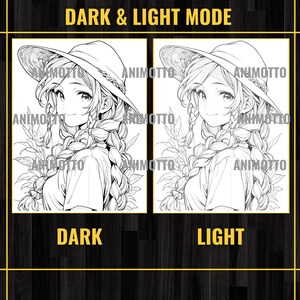Anime Farmer Girls Adult Coloring Book 75 Handsome Coloring Pages,Grayscale Cowgirl Anime Manga Coloring Page,Instant Download,Printable PDF