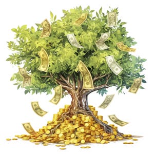 Money Tree Clipart - Etsy