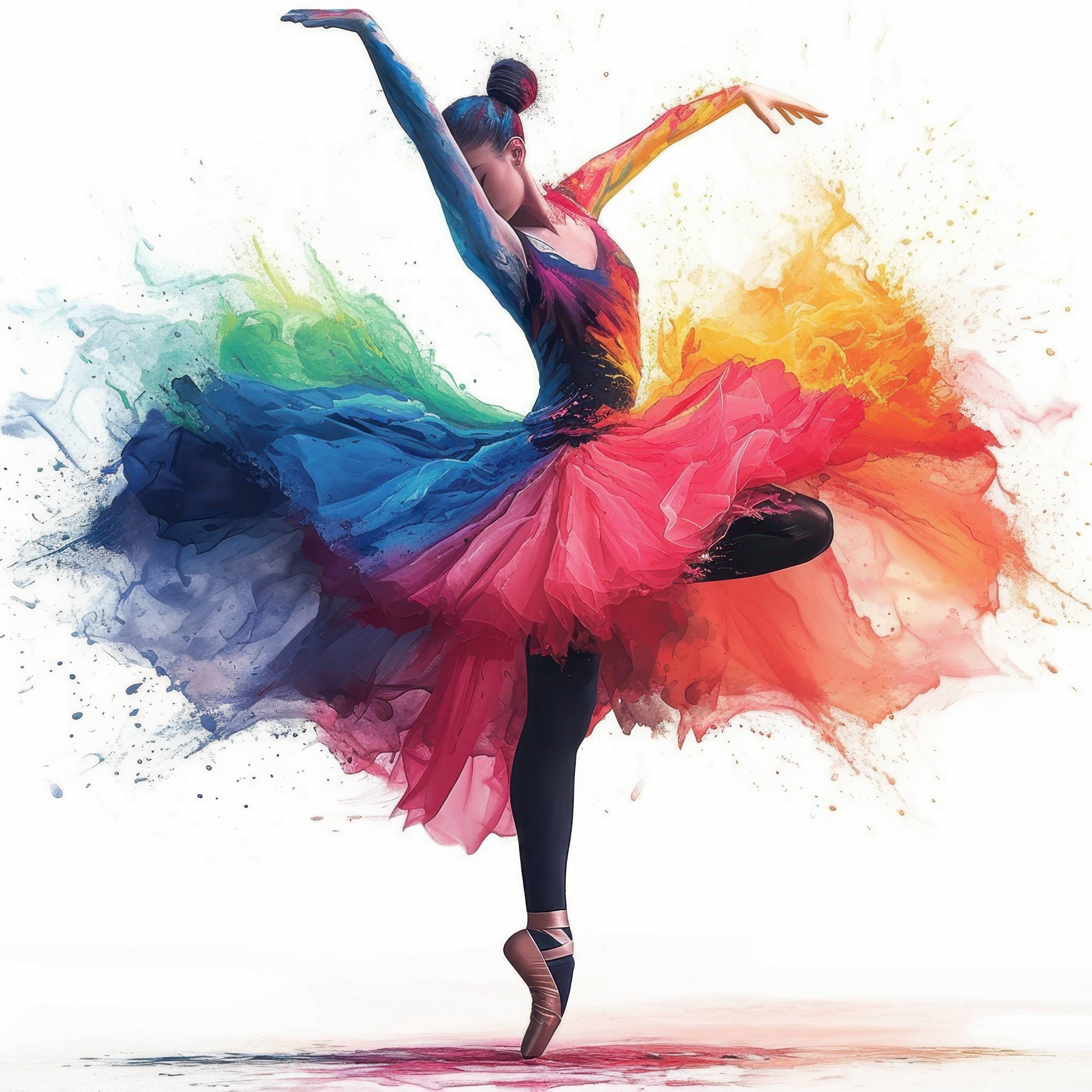 10 Ballerina Dancer Clipart Bundle, Ballerina Girl Illustrations ...