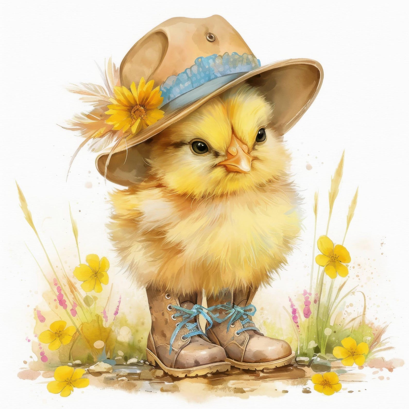 10 Cute Chick Clipart Bundle, Adorable Chick Images Illustrations ...