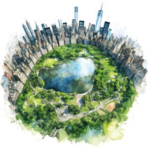 14 Miniature Planet Clipart, Little Planet Earth, Printable Watercolor Clipart, High Quality JPG, Commercial Use, Paper Craft, Junk Journals