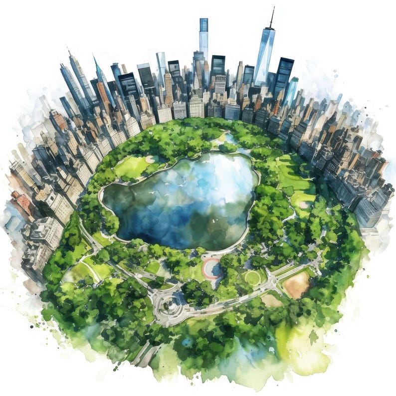 14 Miniature Planet Clipart, Little Planet Earth, Printable Watercolor Clipart, High Quality JPG, Commercial Use, Paper Craft, Junk Journals