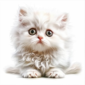 15 lindos gatitos tristes clipart, clipart de gato, archivos JPG de alta calidad, descarga digital, manualidades de papel, diarios basura, clipart de acuarela de gatito esponjoso