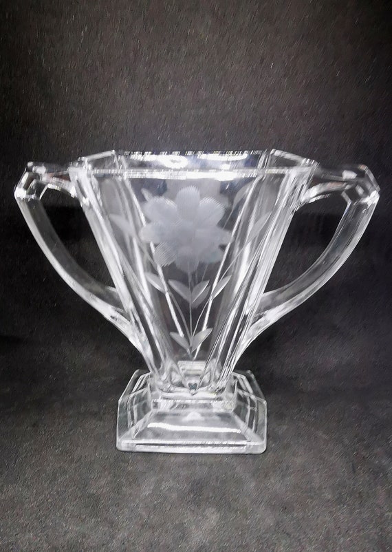 非常に希少で収集価値のあるヴィンテージ 1960 年代のガラス花瓶