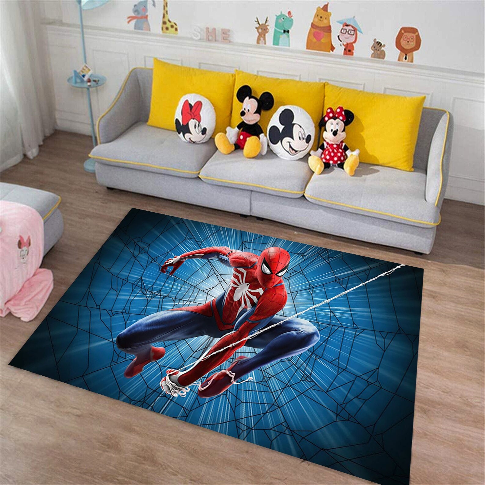 🥇 Felpudo o alfombra personalizada spider-man miles morales 🥇